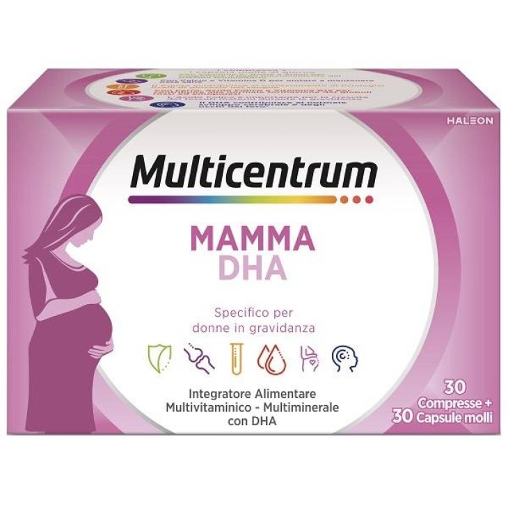 Multicentrum Mamma DHA Integratore per le Donne in Gravidanza 30 compresse + 30 capsule