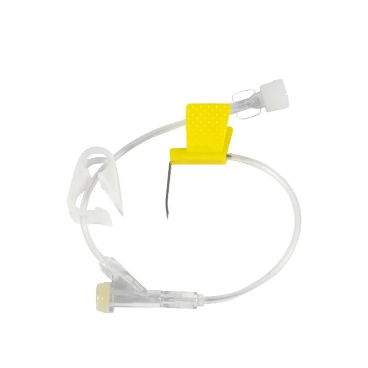 Ago di Huber A Doppia Via di Infusione 19G 20mm 1pezzo