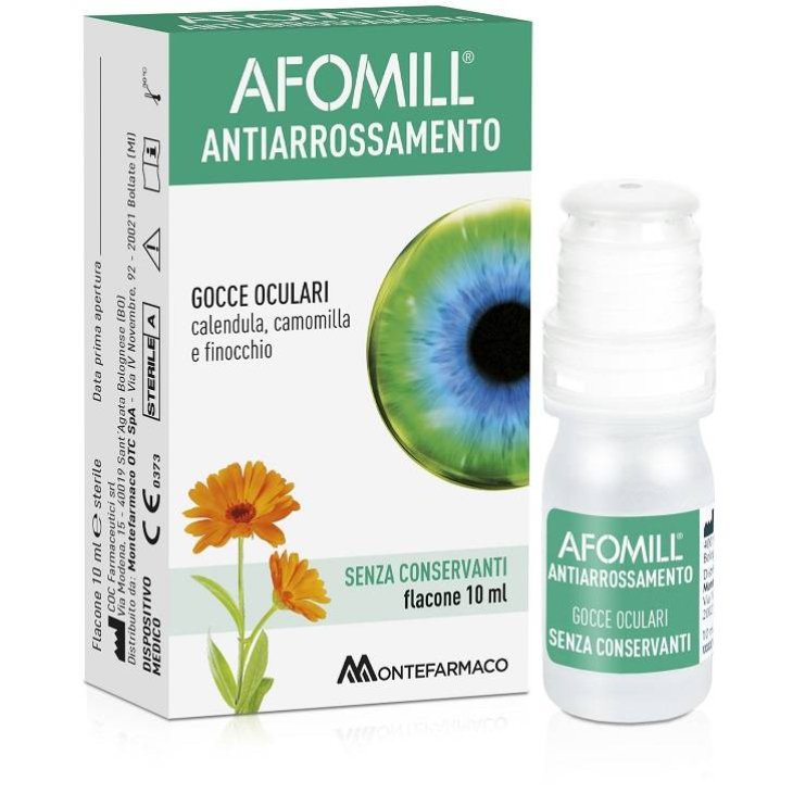 Afomill Anti Arrossamento Gocce Oculari Lenitive 10 ml