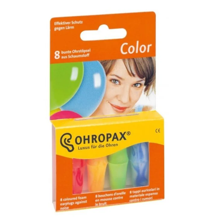 Ohropax Tappi Auricolari Colarati 8 pezzi