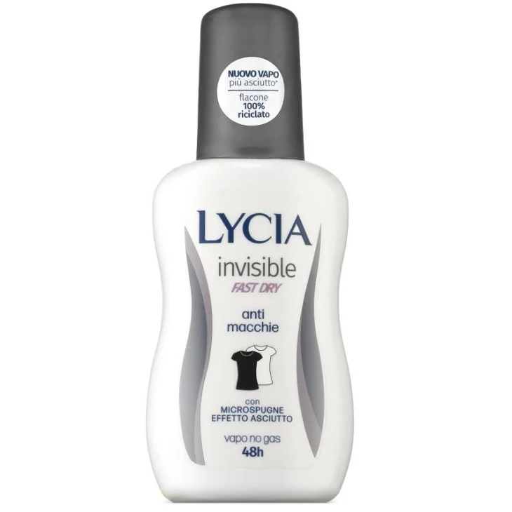 Lycia Vapo Invisibile Fast Dry Deodorante Anti-Macchie 75 ml