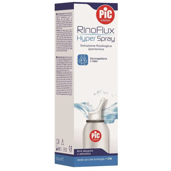 Pic Rinoflux Hyper Spray Soluzione fisiologica ipertonica 100 ml