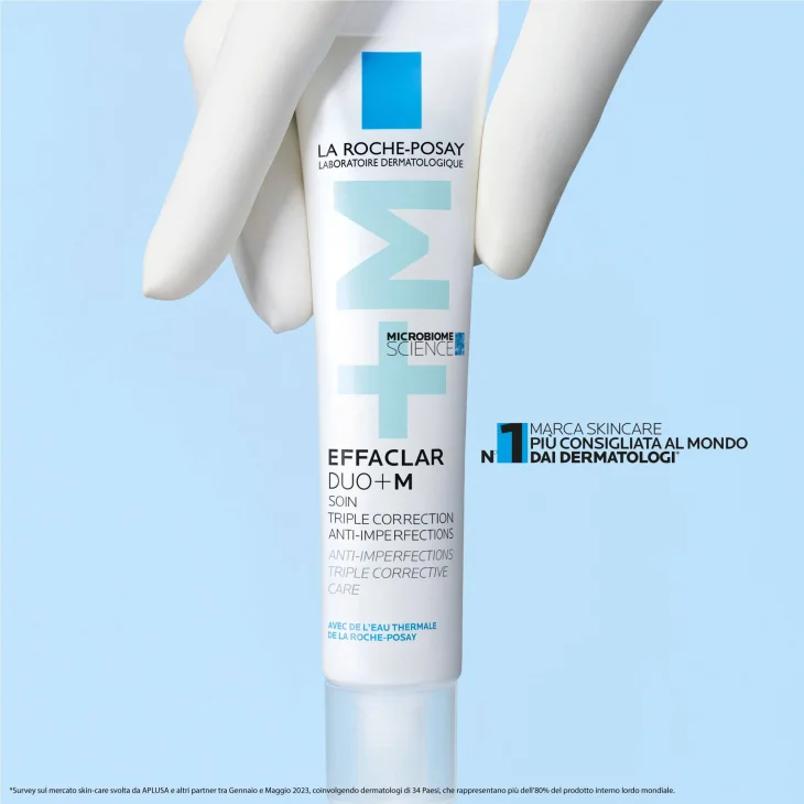 La Roche Posay Effaclar Duo +M Trattamento Tripla Correzione Anti-Acne Brufoli Imperfezioni Viso 40 ml