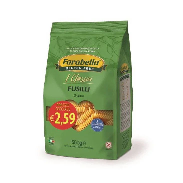 Farabella Fusilli Pasta Senza Glutine 500 g Promo