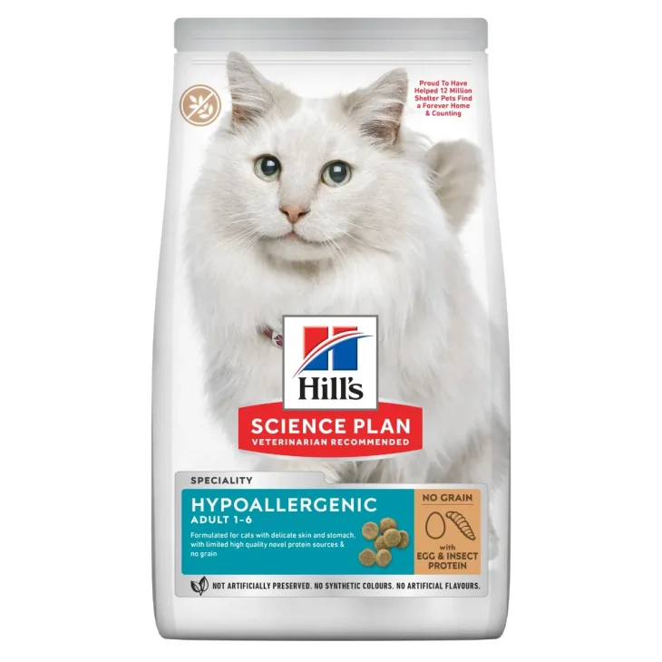 Hill's Science Plan Hypoallergenic Adult Alimento secco per gatti 1,5 Kg