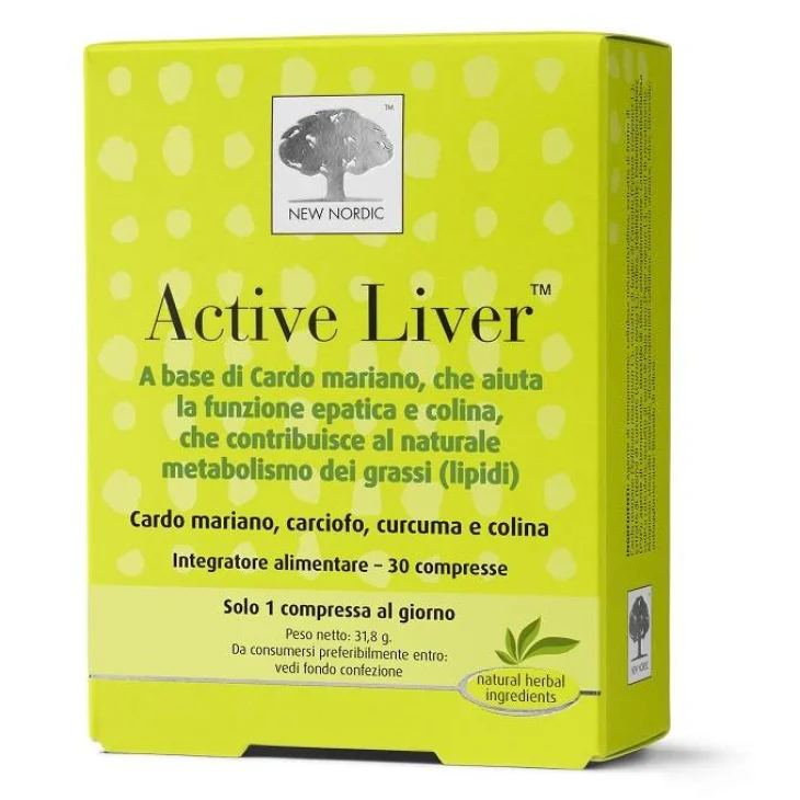 New Nordic Active Liver Integratore per la Funzione Epatica 60 compresse