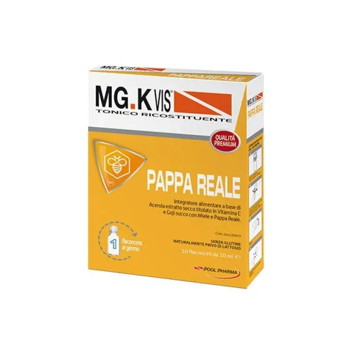 MGK Vis Pappa Reale Integratore Tonico Ricostituente 10 flaconcini da 10 ml