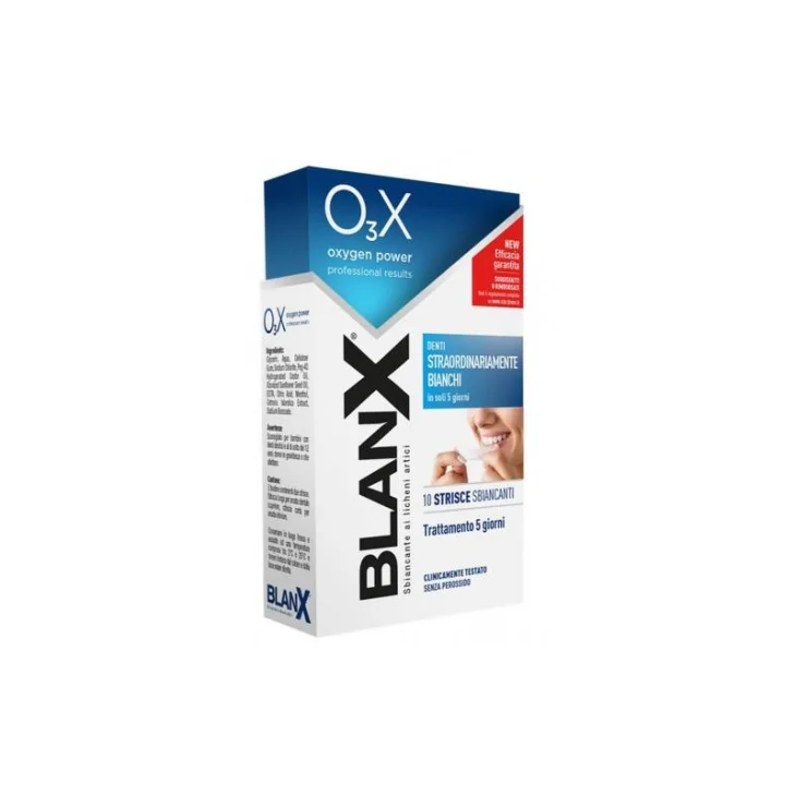 Blanx O3X Strisce Sbiancanti per Denti 5 pezzi