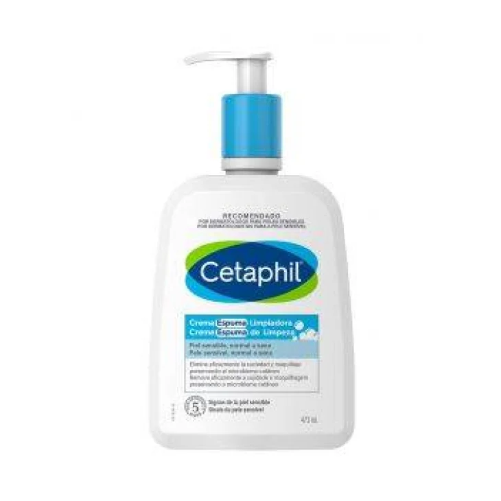 Cetaphil Crema Detergente Schiumogena Idratante Viso 473 ml