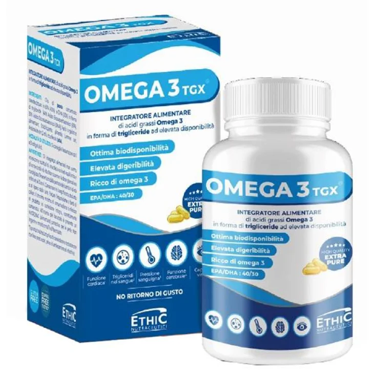 Omega3 TGX Integratore di acidi grassi omega-3 60 capsule softgel