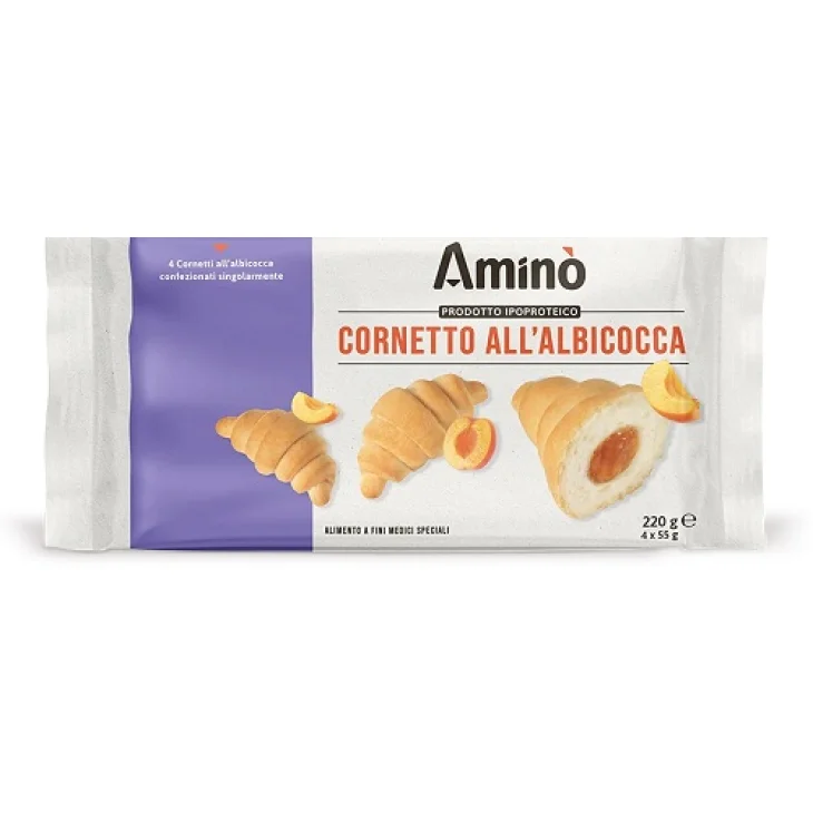 Amino Cornetto all'Albicocca aproteico 4 pezzi x 55 g