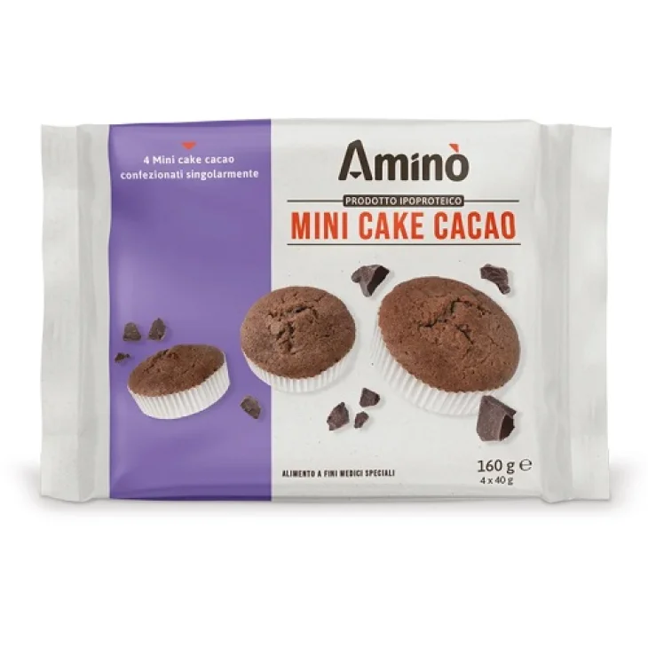 Amino Mini Cake Cacao Dolce aproteico 4 x 40 g