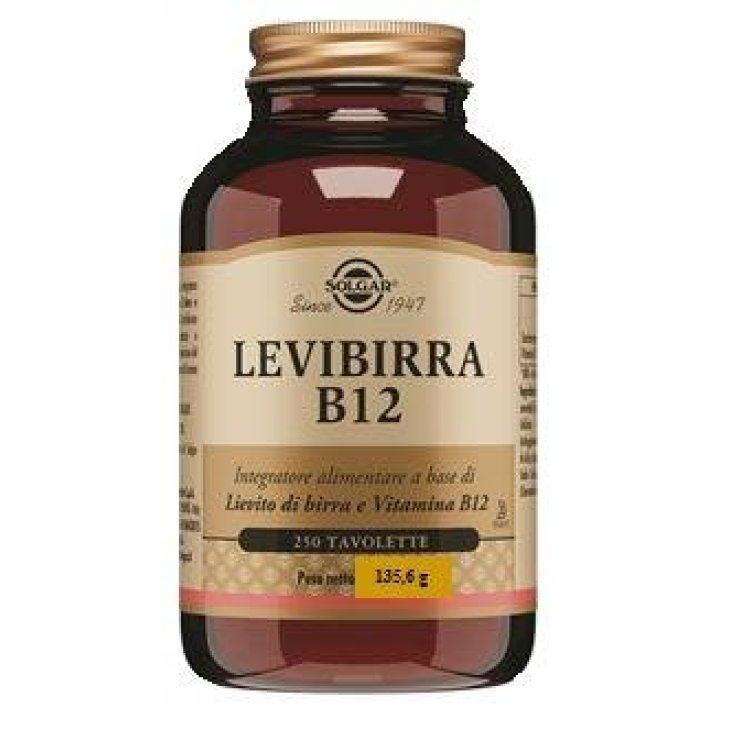 Solgar Levibirra B12 Integratore Energetico 250 tavolette
