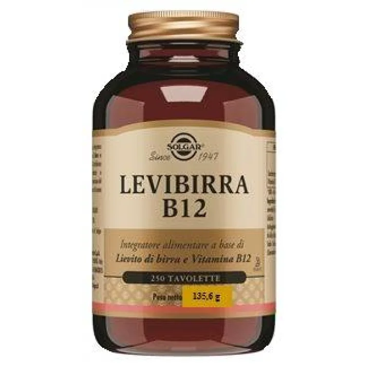 Solgar Levibirra B12 Integratore Energetico 250 tavolette