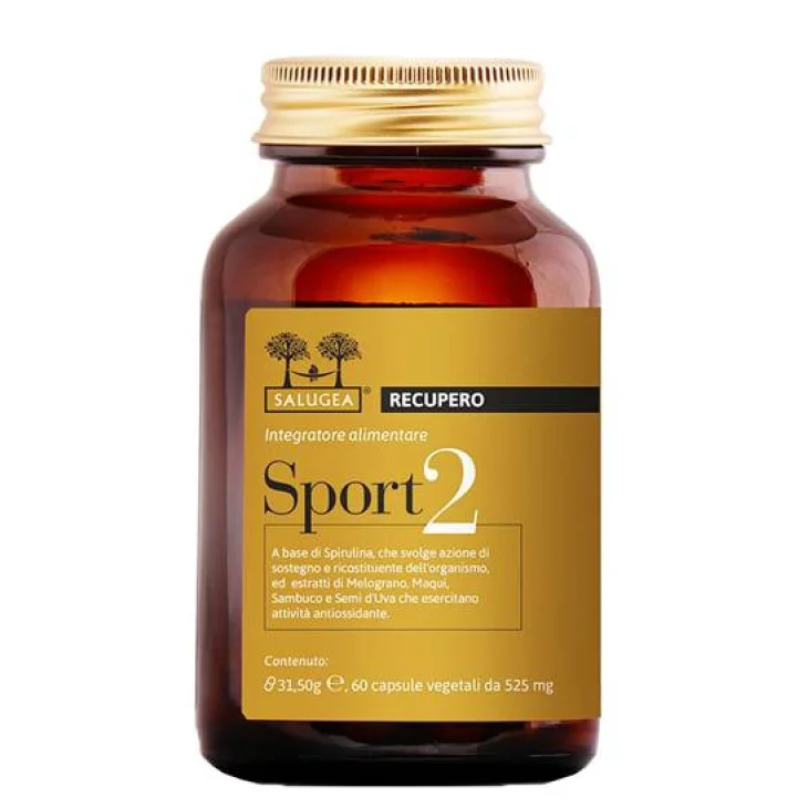 Salugea Sport2 Recupero Integratore per il Recupero Muscolare 60 capsule