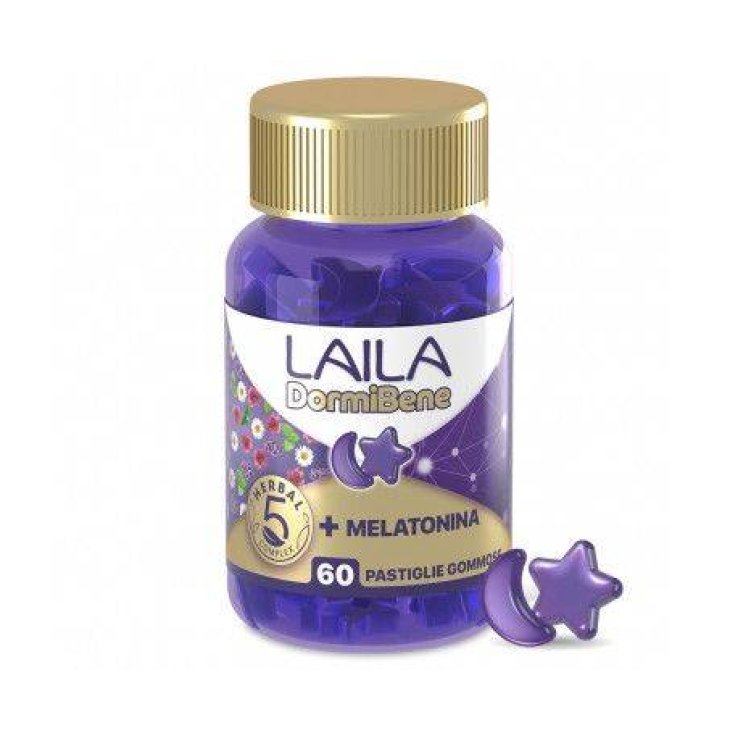 Laila Dormibene Integratore Naturale per Dormire 60 gommose