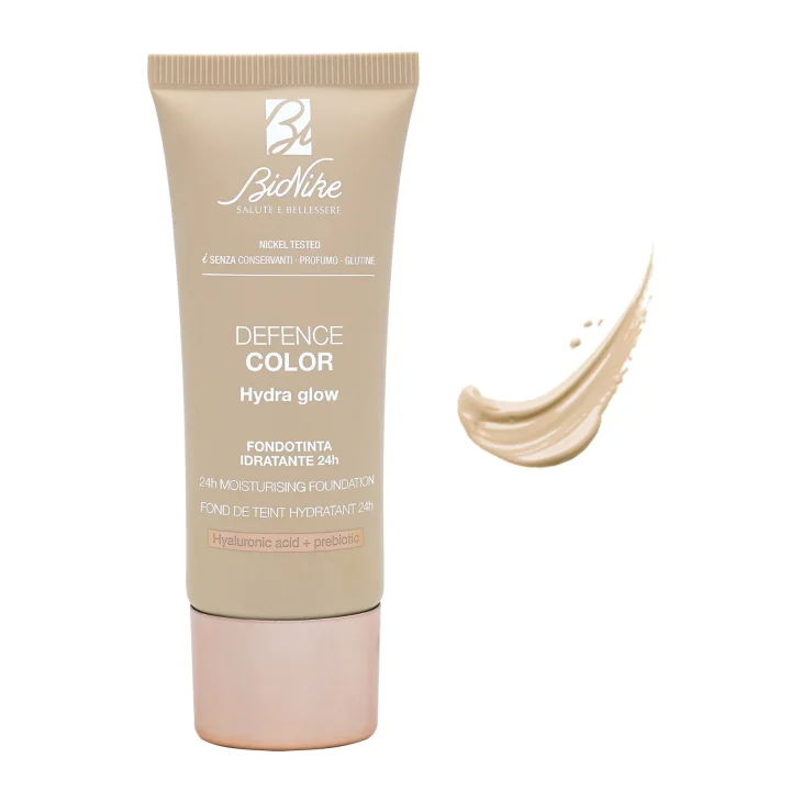 BioNike Defence Color Hydra Glow Fondotinta Idratante N101 Perle 30 ml Nuova Formula