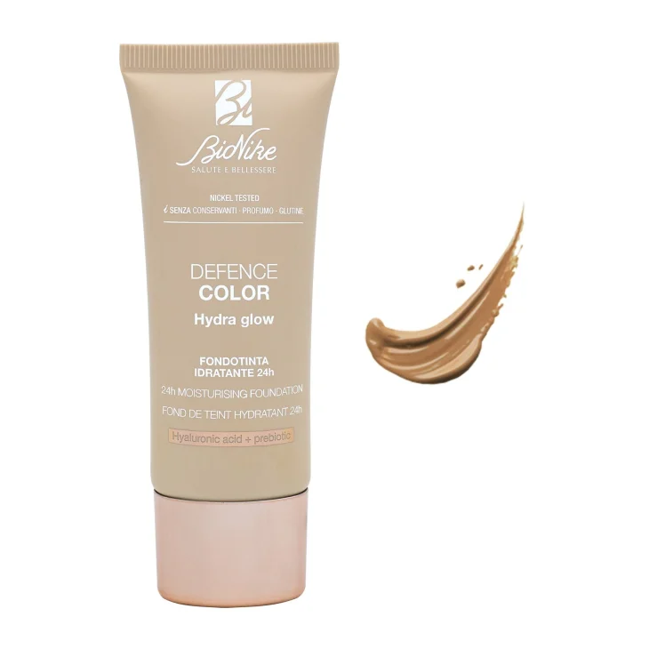 BioNike Defence Color Hydra Glow Fondotinta Idratante N106 Cannelle 30 ml Nuova Formula