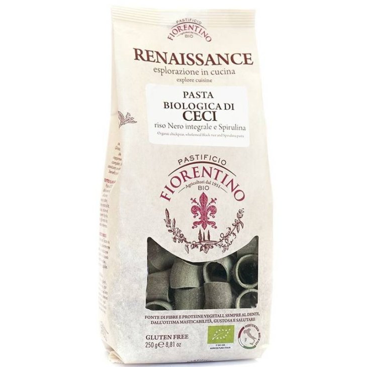 Renaissance Pasta biologica di Ceci, Riso Nero integrale e Spirulina 250 g
