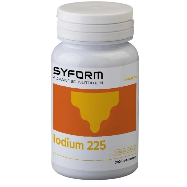 SYFORM Iodium 225 per il metabolismo energetico 200 compresse
