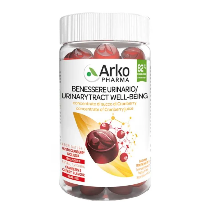 ArkoGummies Benessere Urinario Integratore in caramelle gommose per il benessere urinario 60 pastiglie gommose