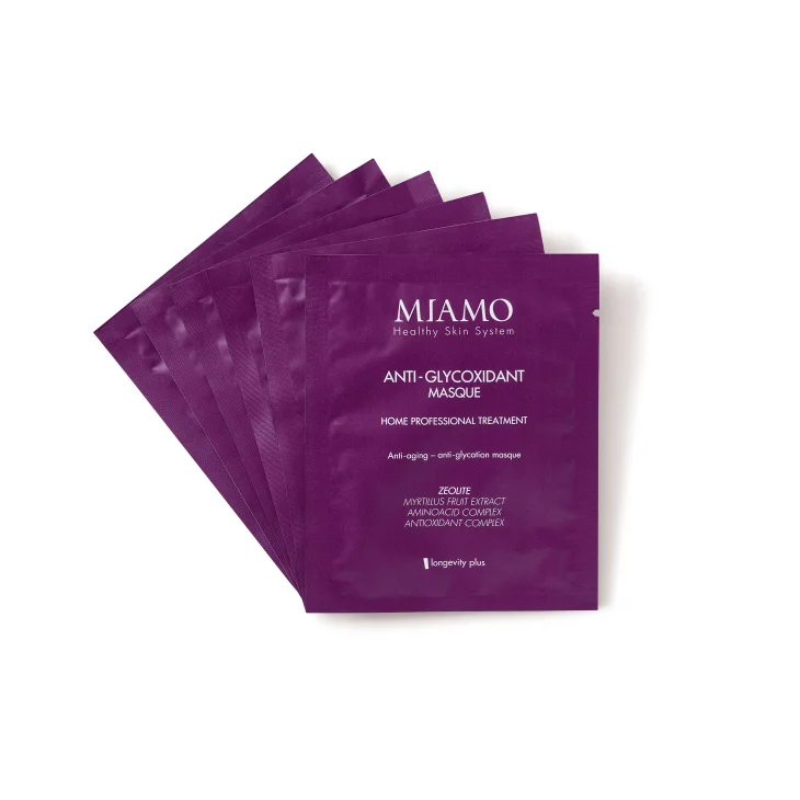 Miamo Anti Glycoxidant Masque Anti-Età Viso 6x10 ml Miamo Anti Glycoxidant Masque Anti-Età Viso 6x10 ml