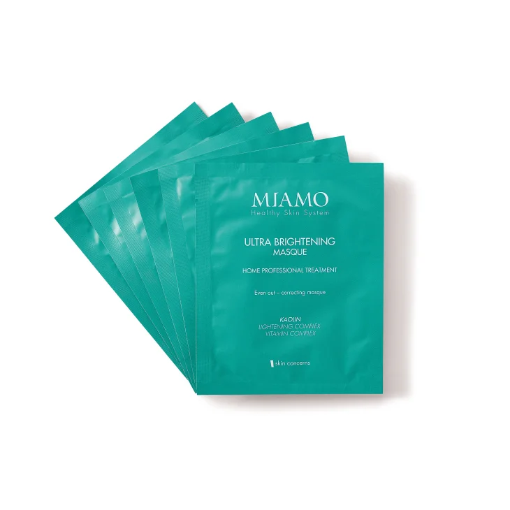 Miamo Ultra Brightening Masque Maschera Viso Schiarente Uniformante 6 x10 ml