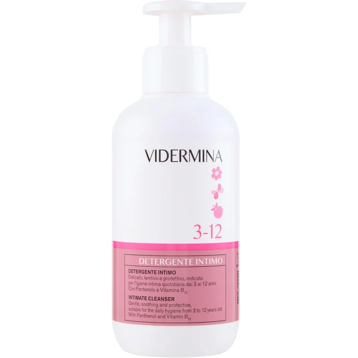 Vidermina Detergente intimo delicato per bambine dai 3 ai 12 anni 250 ml