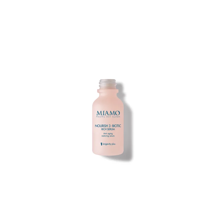 Miamo Longevity Plus Nourish 3-Biotic Rich Serum Siero Anti-Age Viso 30 ml