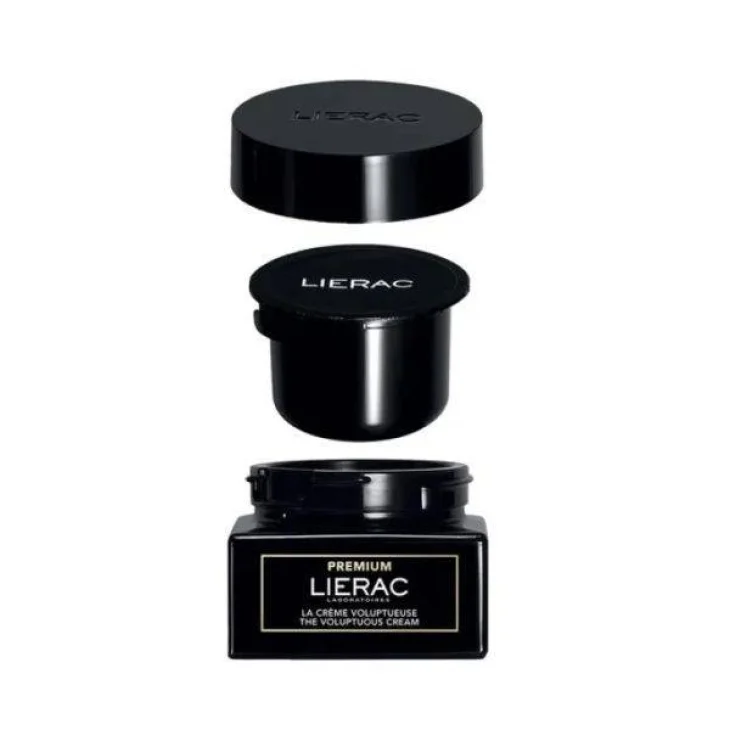 Lierac Premium Voluptueuse Crema Viso Ricca Nutriente Antirughe Pelle Secca Ricarica 50 ml