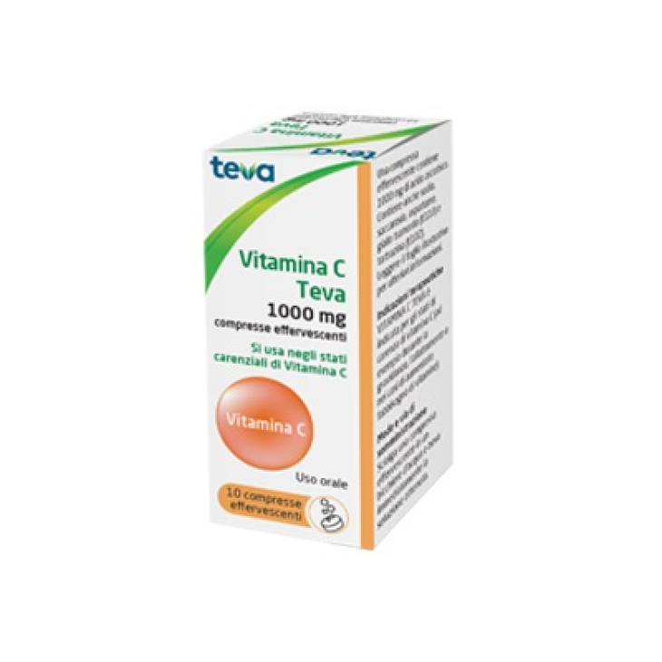 Vitamina C 1000 mg Integratore vitaminico 10 Compresse Effervescenti