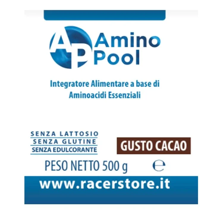 Aminopool Cacao Integratore con Aminoacidi essenziali Gusto Cacao 7 Bustine