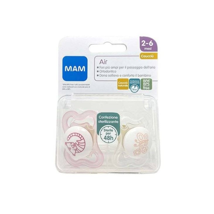 MAM Air Animal 2-6 Mesi Succhietto in caucciù 2 pezzi