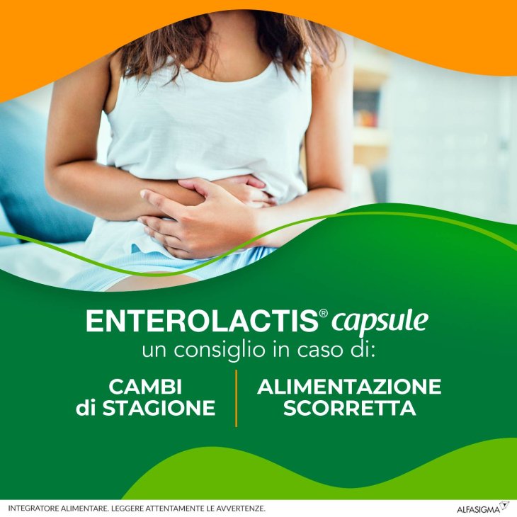 Enterolactis Integratore di Fermenti Lattici 20 capsule