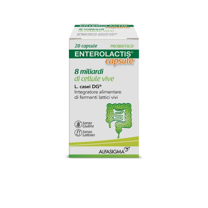 Enterolactis Integratore di Fermenti Lattici 20 capsule