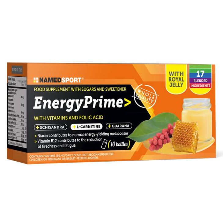 Energy Prime Integratore per la ricarica giornaliera 10 flaconcini