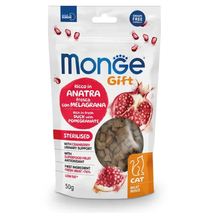 Monge Cat Meat Mins Gift Sterilised Alimento umido per gatti 50 g