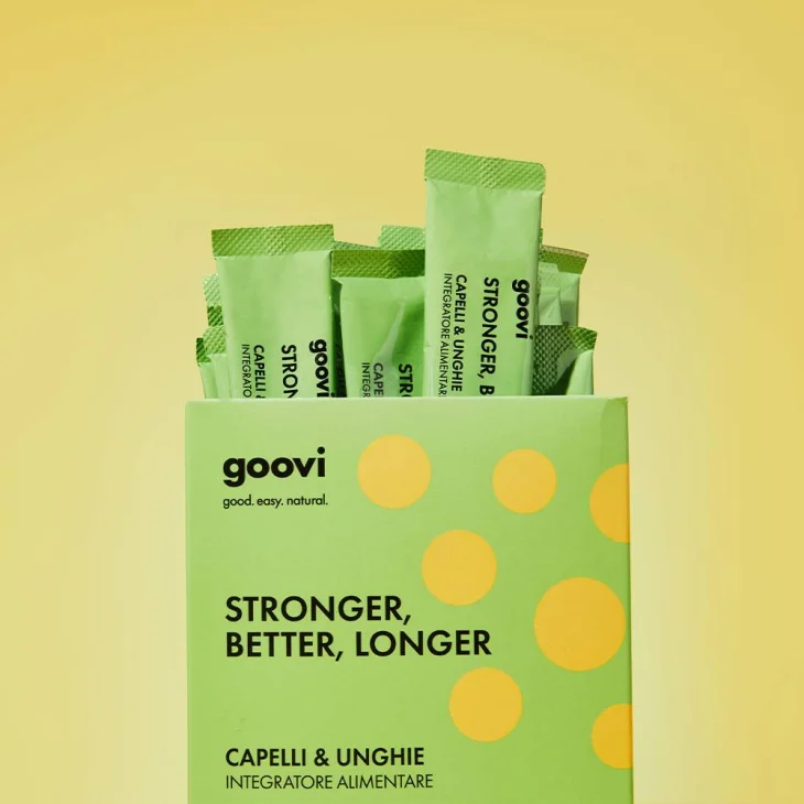 Goovi Stronger, Better, Longer Integratore Capelli e Unghie 24 stick pack