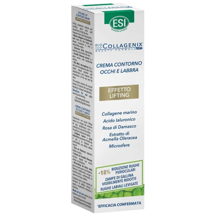 Esi Biocollagenix Crema Contorno Occhi e Labbra Effetto Lifting 15 ml
