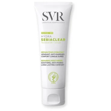 SVR Sebiaclear Hydra Trattamento Riparatore Lenitivo Antisegni Acne 40 ml Nuova Formula