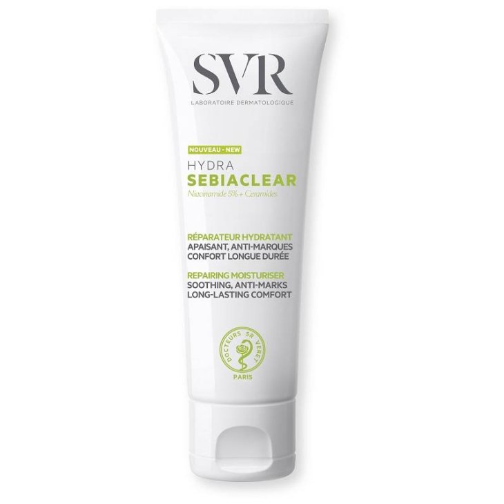 SVR Sebiaclear Hydra Trattamento Riparatore Lenitivo Antisegni Acne 40 ml Nuova Formula