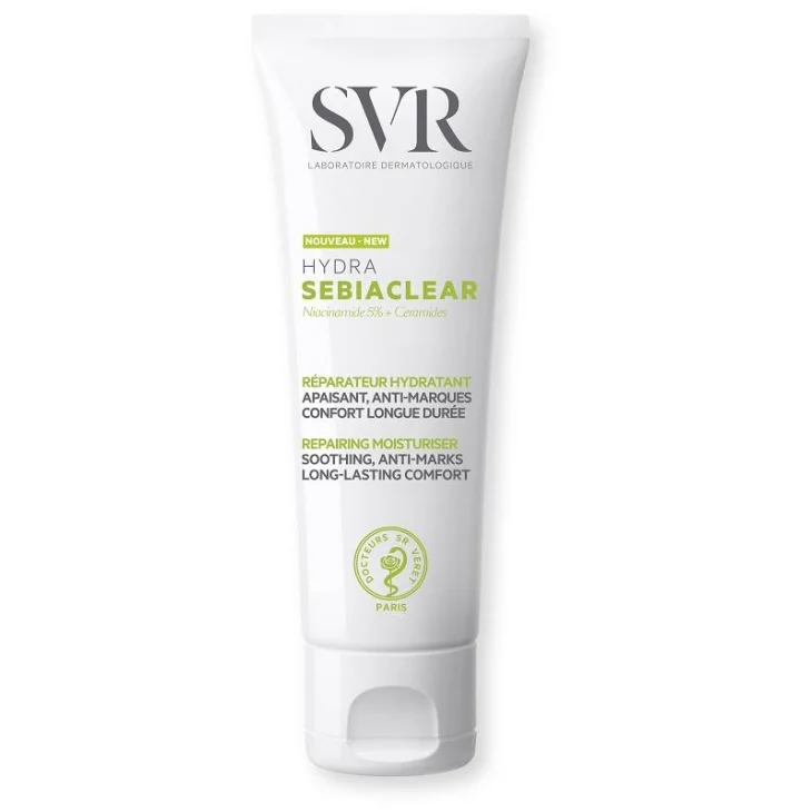 SVR Sebiaclear Hydra Trattamento Riparatore Lenitivo Antisegni Acne 40 ml Nuova Formula