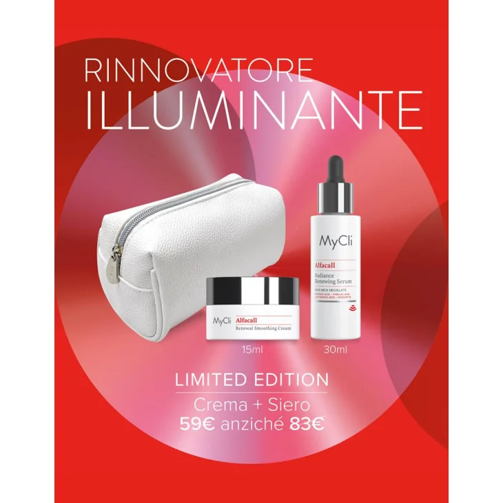 Mycli Pochette Alfacall Routine Rinnovatrice Illuminante Natale 2023