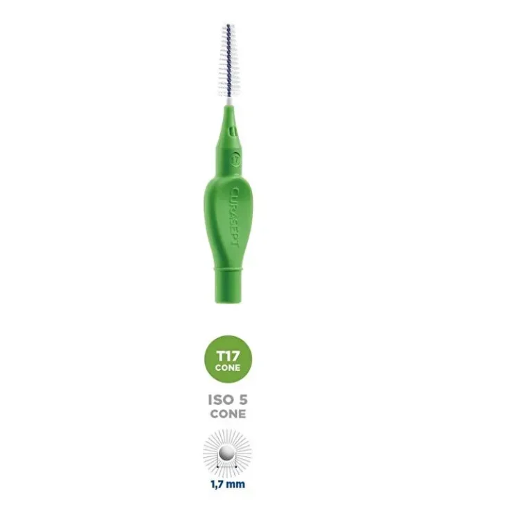 Curasept Proxi Treatment T17 Cone 1.7mm Scovolini Interdentali 6 Pezzi