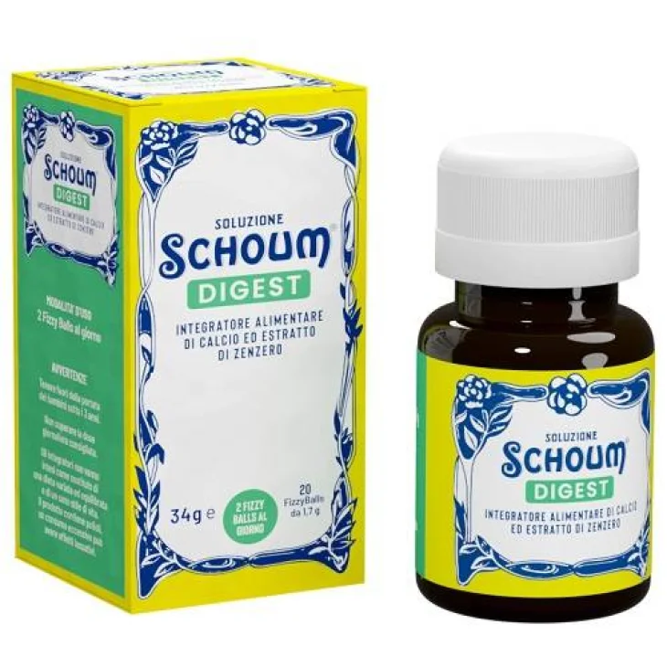 Soluzione Schoum Digest Integratore per il benessere intestinale 20 Fizzy Ball