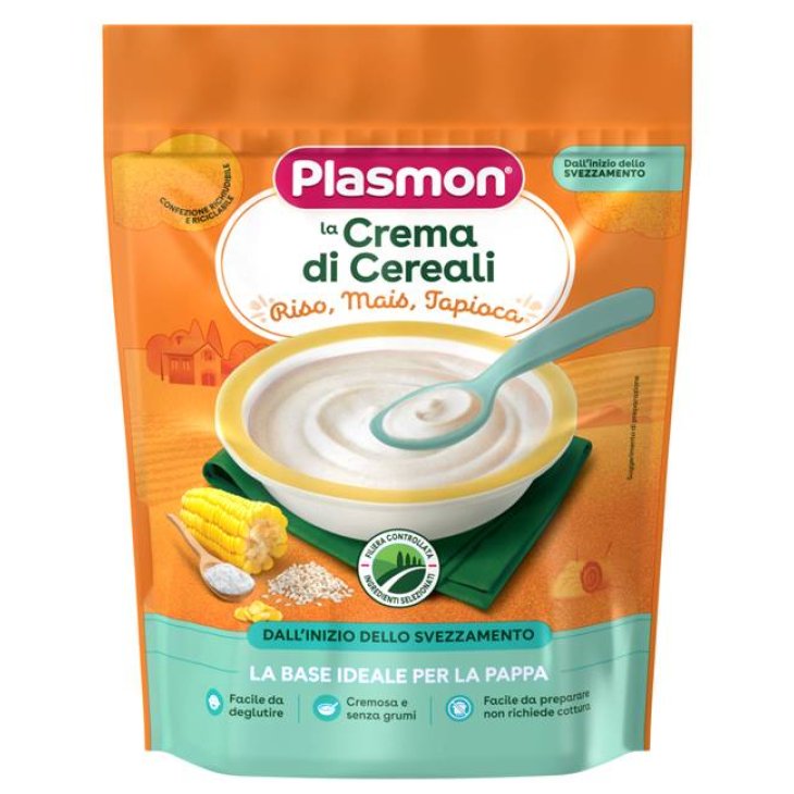 Plasmon la Crema di Cereali Riso Mais e Tapioca 200 g