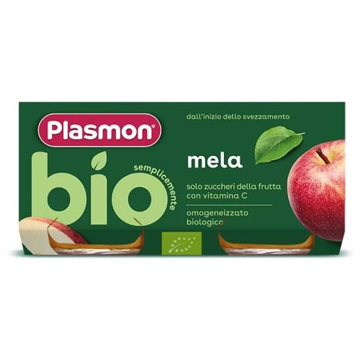 Plasmon Bio Mela Omogeneizzato 2 vasetti x 80 g