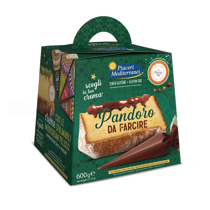 Piaceri Mediterranei Pandoro da Farcire Senza Glutine 600 g
