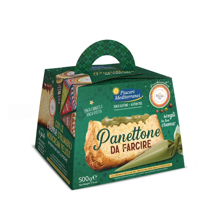 Piaceri Mediterranei Panettone da Farcire Senza Glutine 500 g