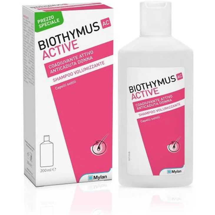 BIOTHYMUS AC ACTIVE SHAMPOO VOLUMIZZANTE DONNA 200 ML PREZZOSPECIALE